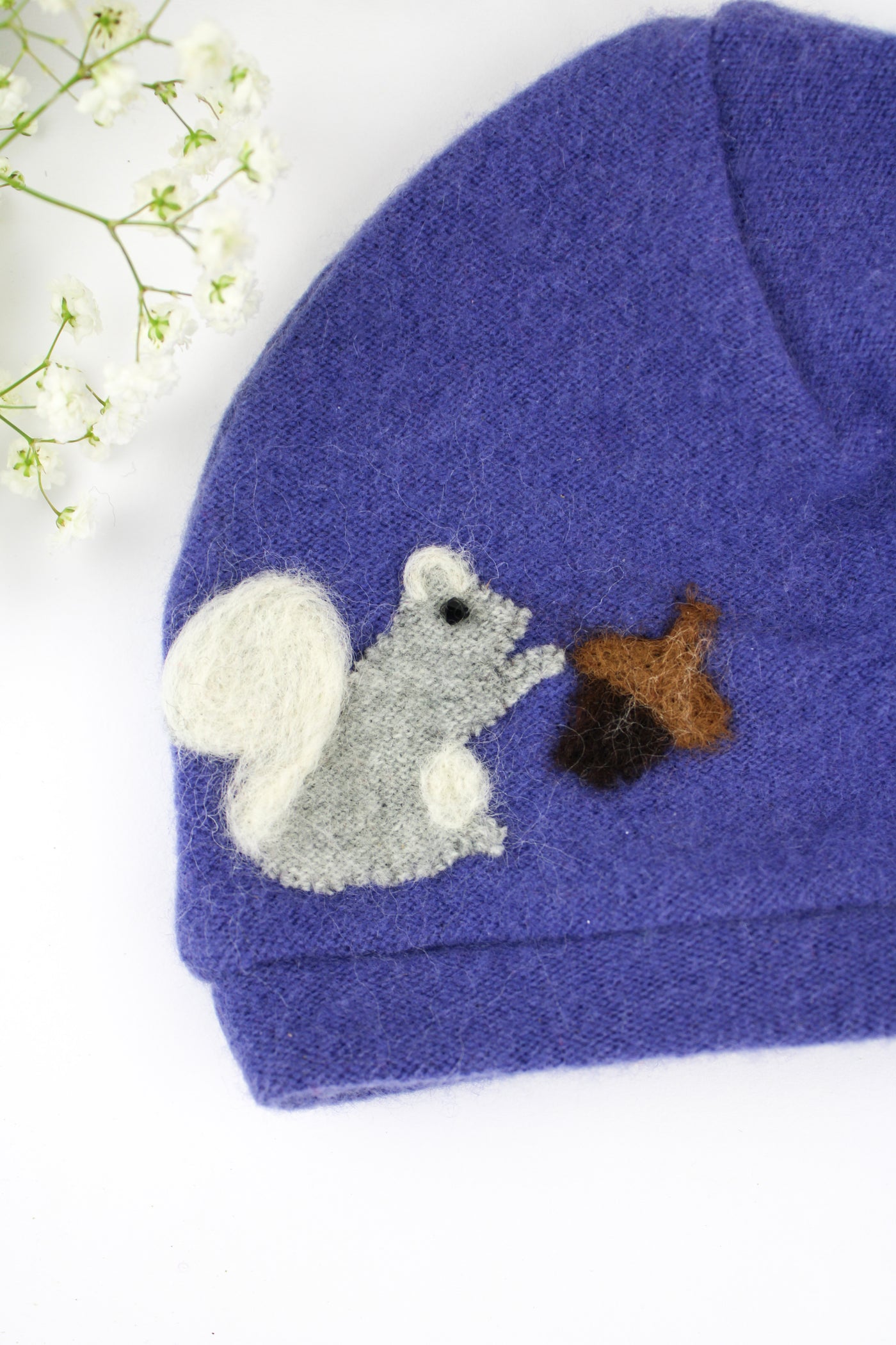 Squirrel Cashmere Hat - Baby