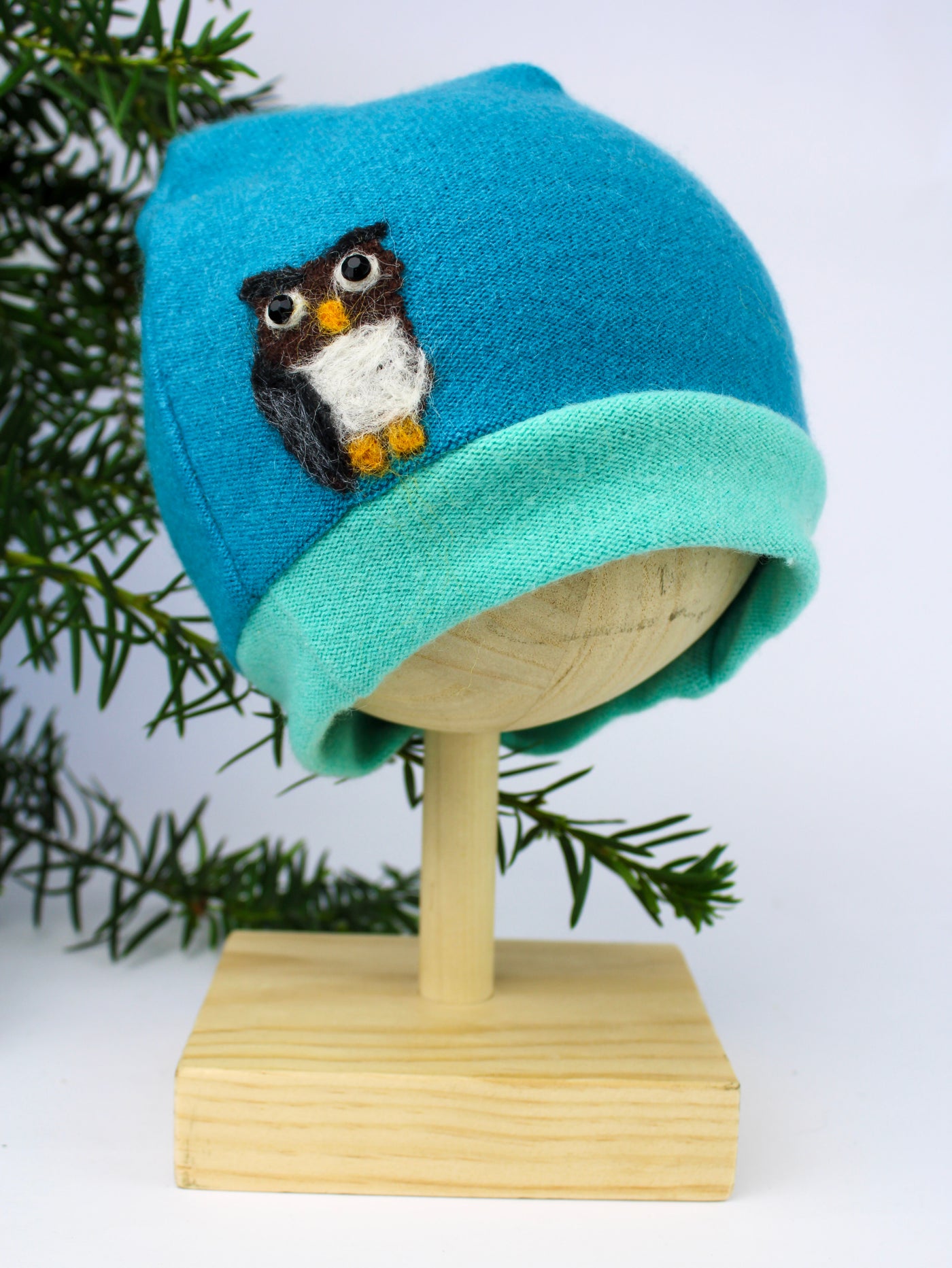 Owl Cashmere Hat - Child