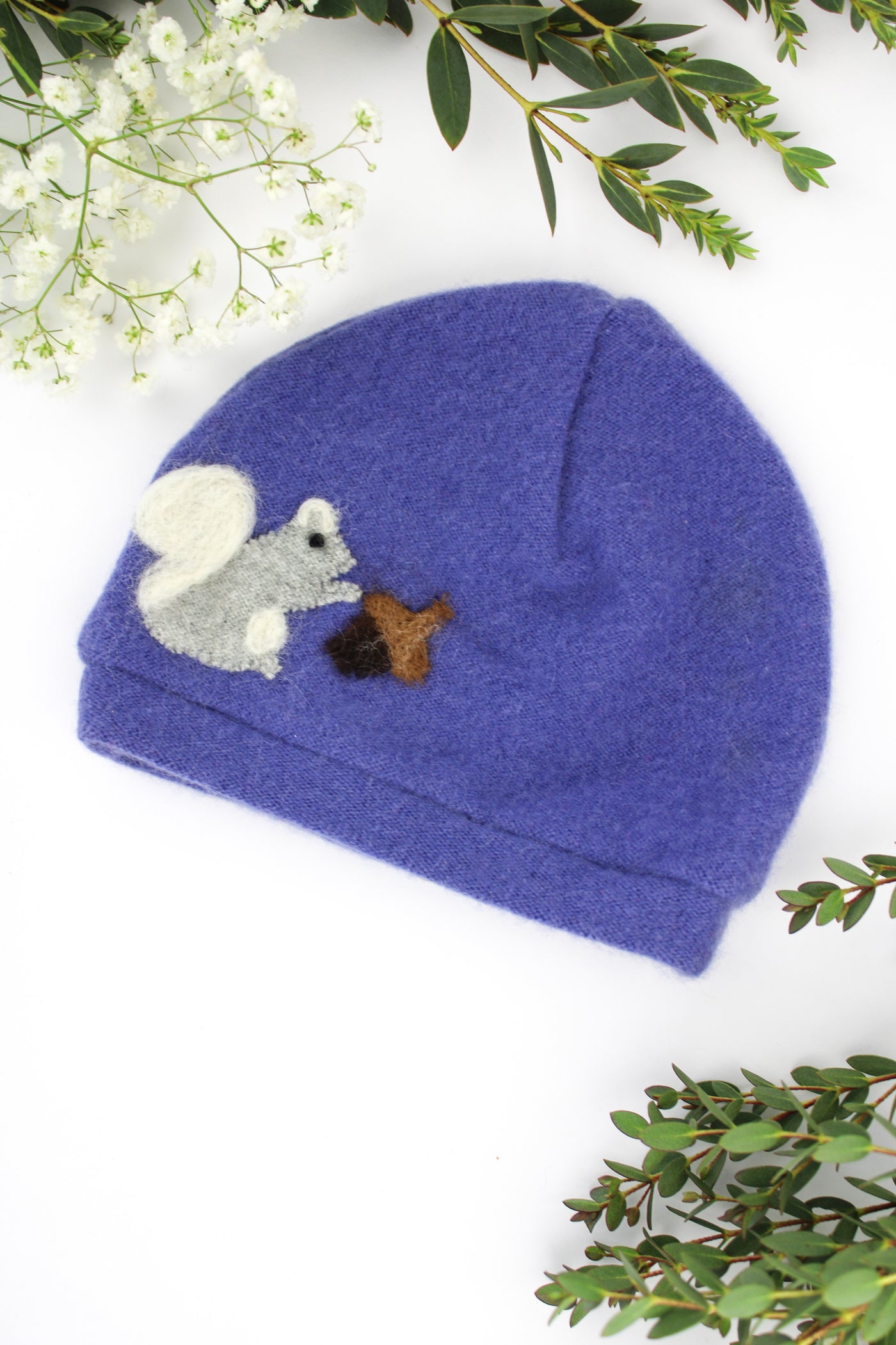 Squirrel Cashmere Hat - Baby