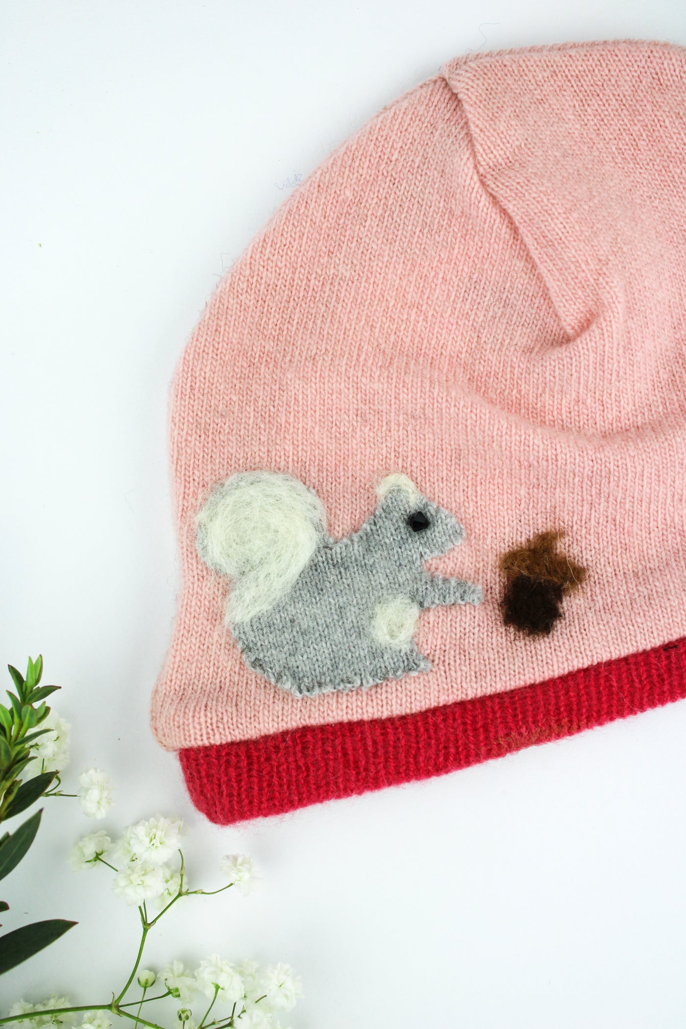 Squirrel Cashmere Hat - Baby