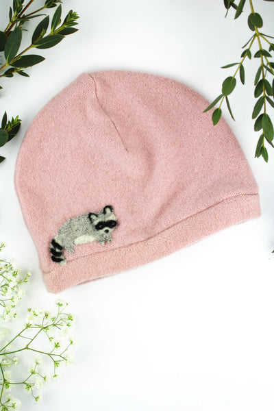 Raccoon Cashmere Hat - Baby