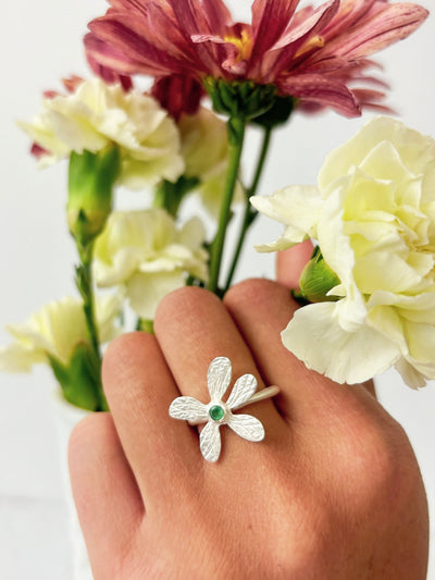 Five Petal Wildflower Ring