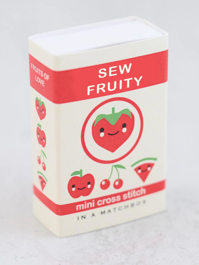 Sew Fruity Mini Cross Stitch Kit in A Matchbox