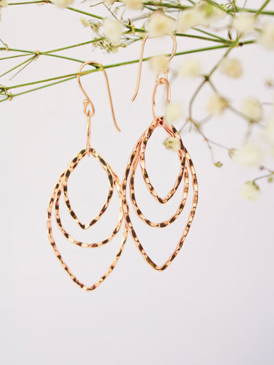 Finn Leaf Drop Earrings