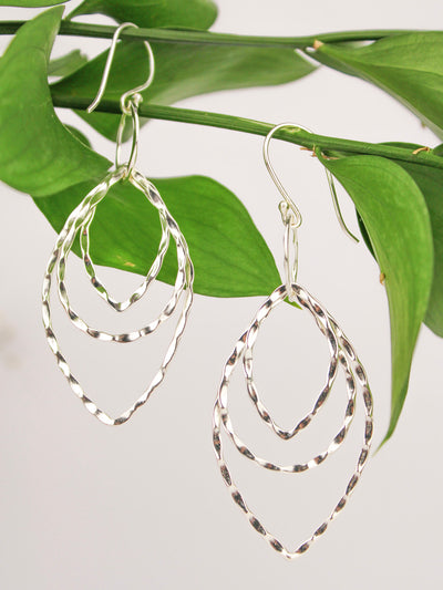 Finn Leaf Drop Earrings