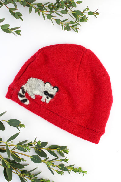 Raccoon Cashmere Hat - Baby