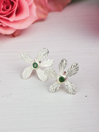 Five Petal Wild Flower Earrings