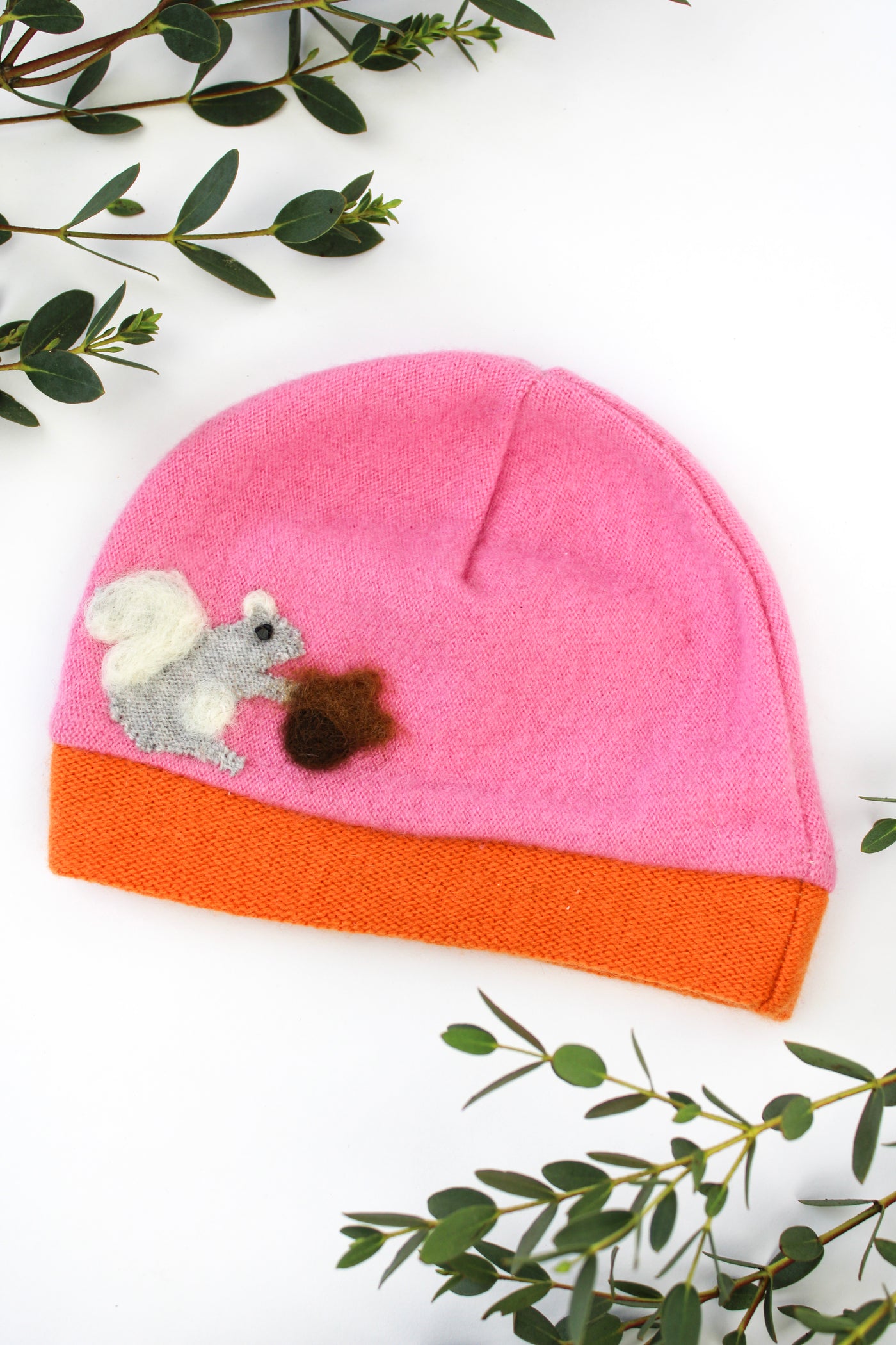 Squirrel Cashmere Hat - Baby