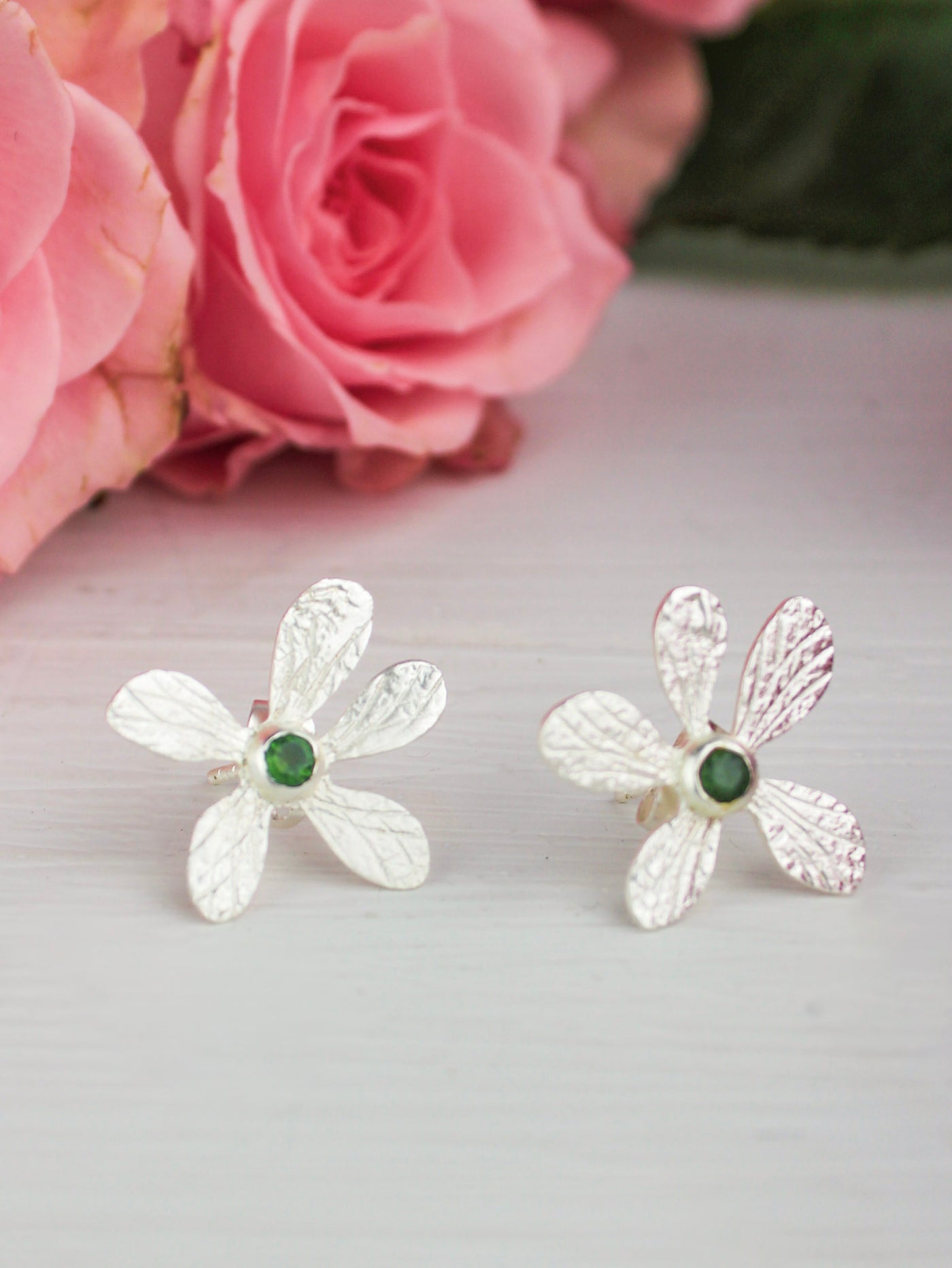 Five Petal Wild Flower Earrings