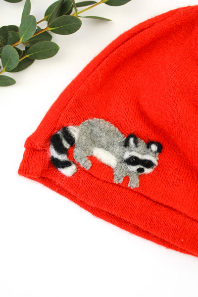 Raccoon Cashmere Hat - Baby