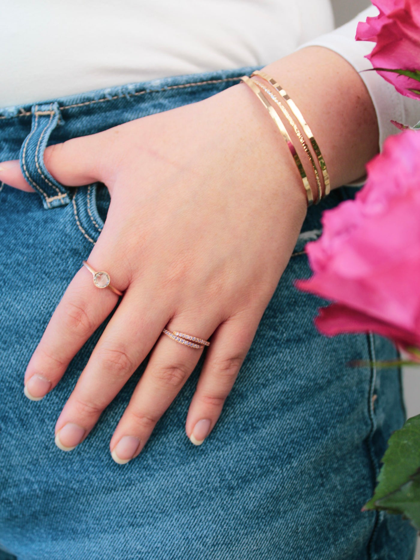 Crossed Branches Cuff Bracelet