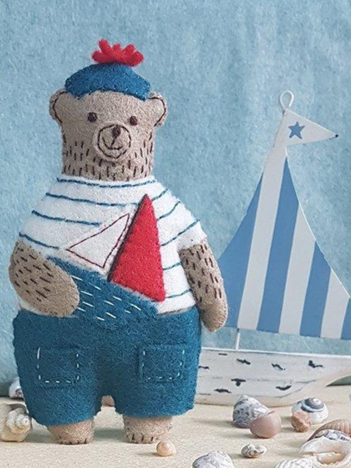 Marcel the Sailor Bear Felt Craft Mini Kit