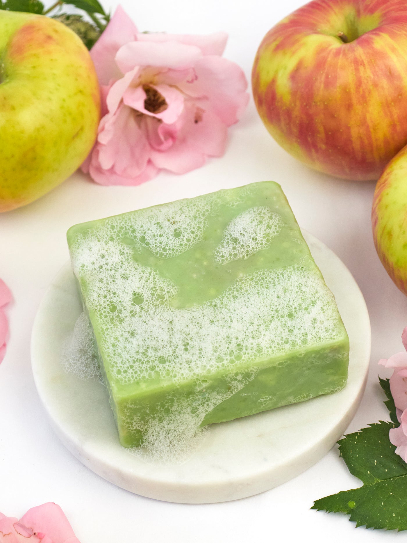 Apple Rose Soap Scrub Bar