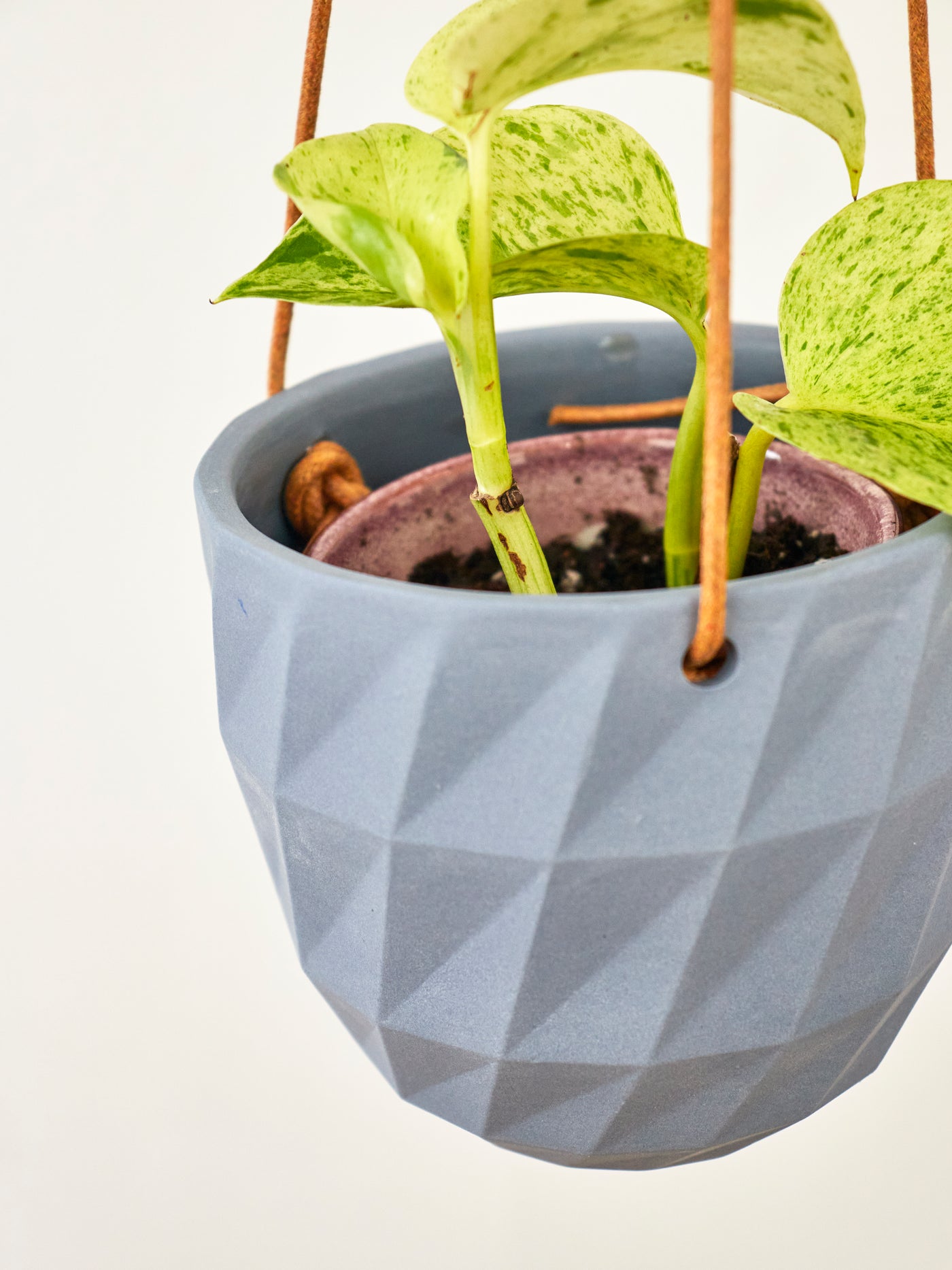 Virago Modern Hanging Planter- Grid