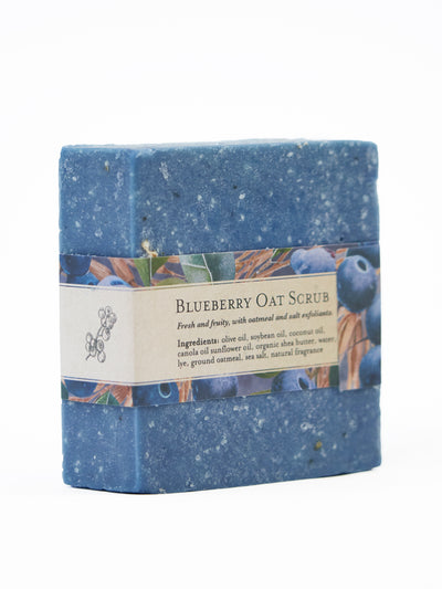 Blueberry Oat Soap Scrub Bar