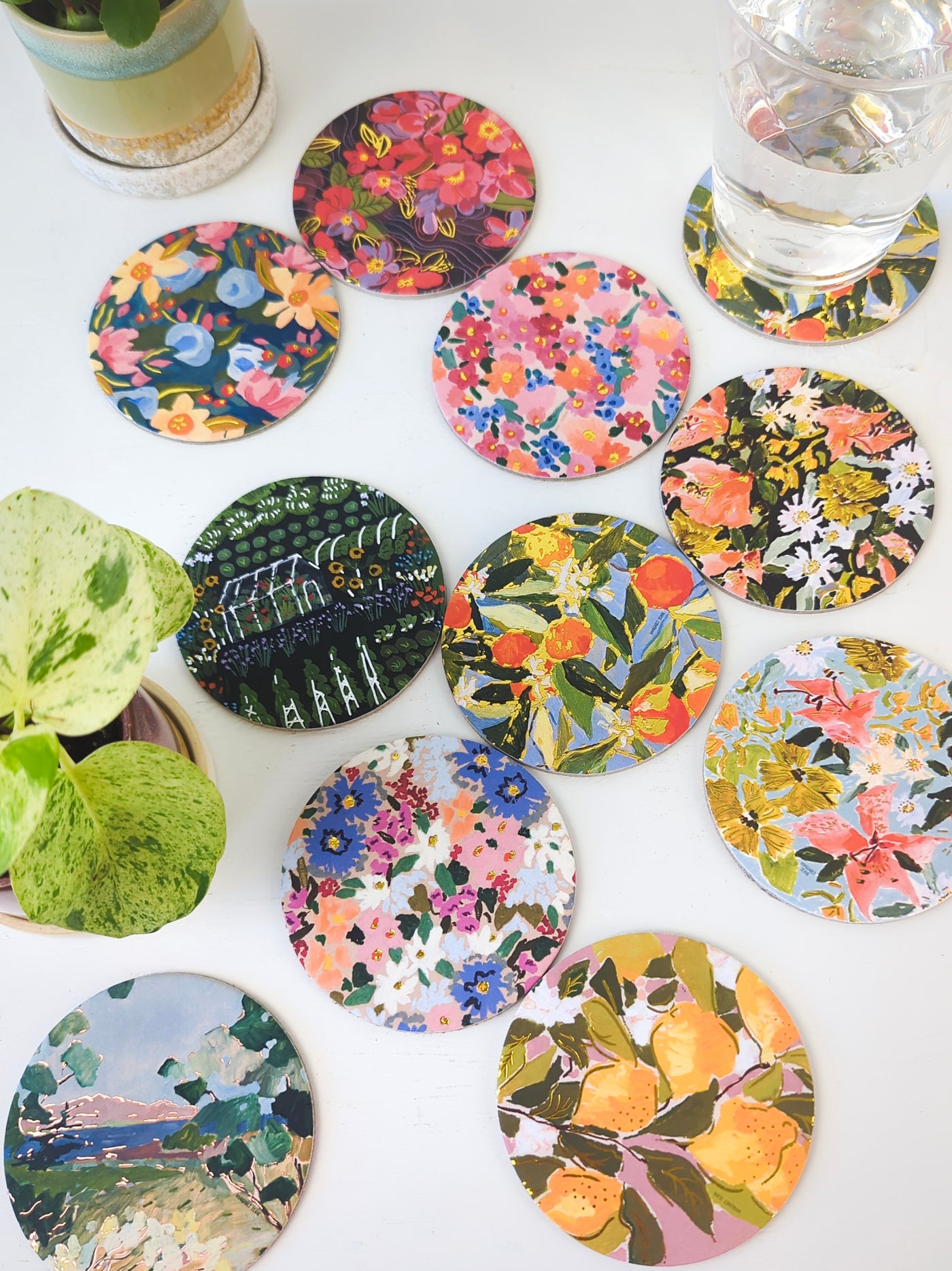 Bouquet of Coasters - Mix and Match Florals