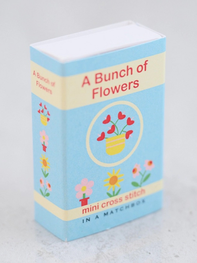 Matchbox Tiny Embroidery Kit - Bunch of Flowers