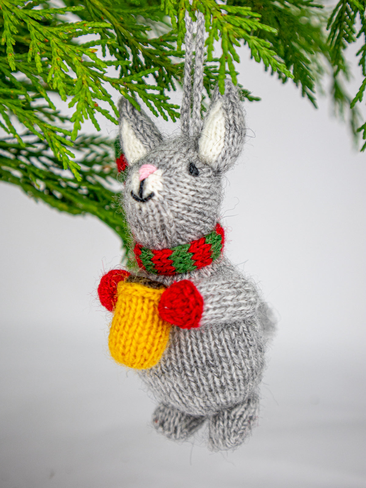 Bunny with Cocoa Ornament