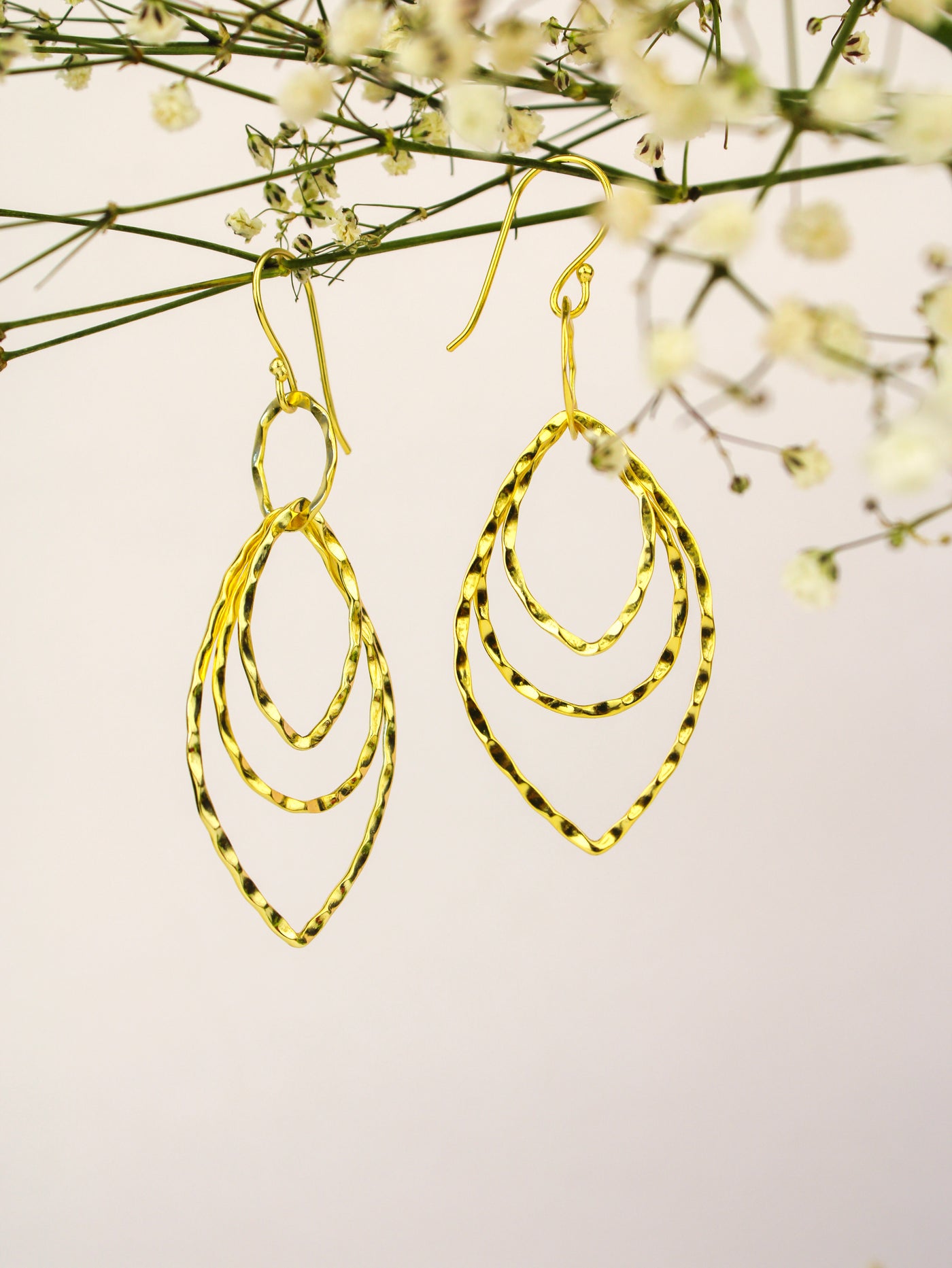 Finn Leaf Drop Earrings