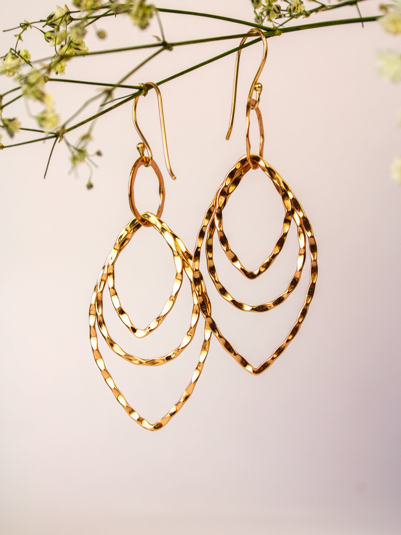 Finn Leaf Drop Earrings