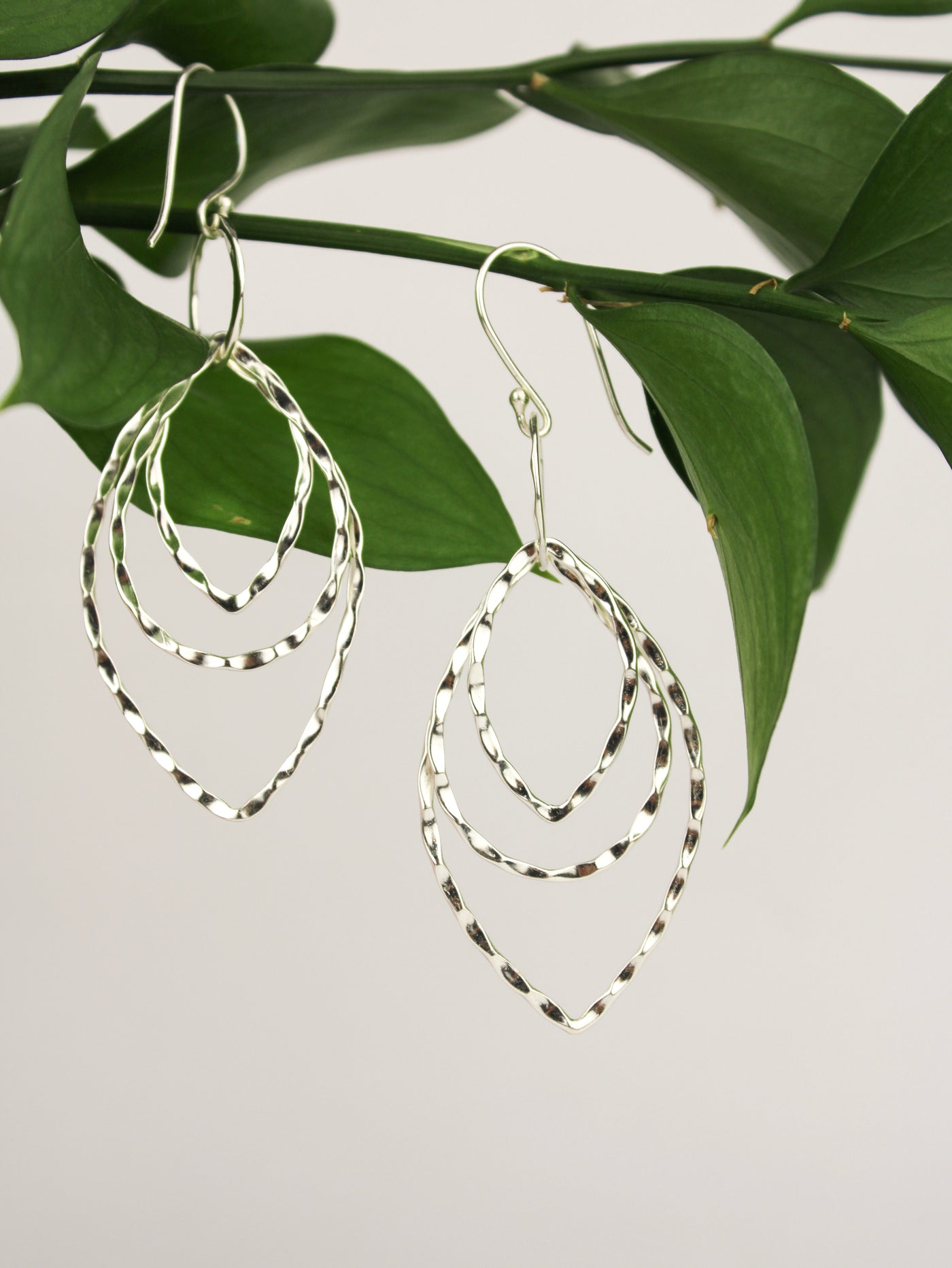 Finn Leaf Drop Earrings