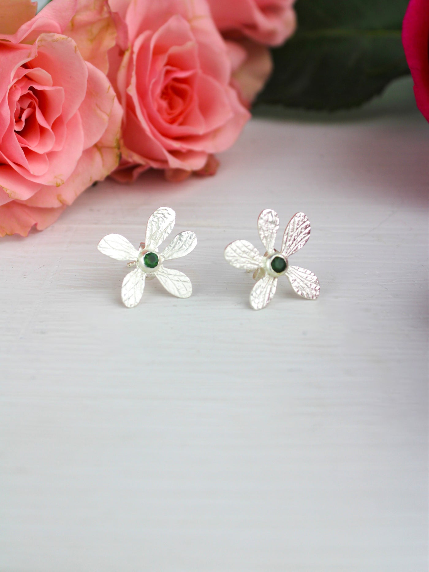 Five Petal Wild Flower Earrings