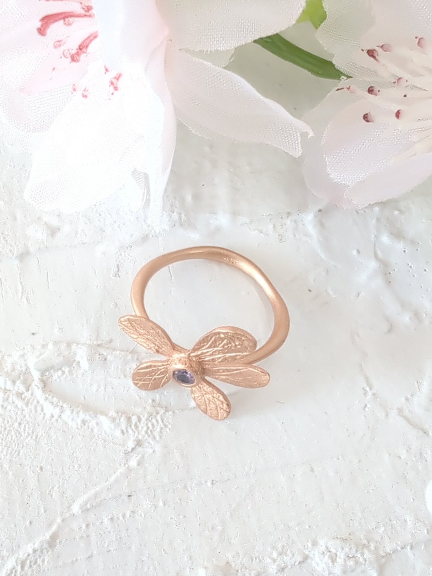 Five Petal Wildflower Ring