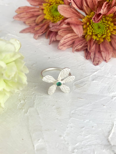 Five Petal Wildflower Ring