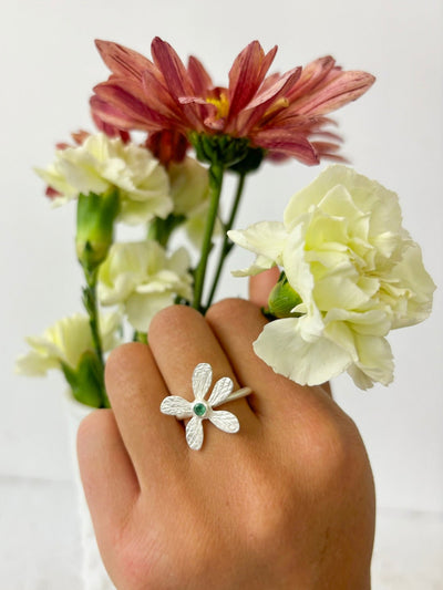 Five Petal Wildflower Ring