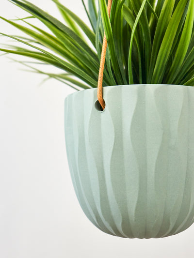 Virago Modern Hanging Planter- Waves