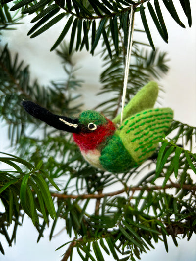 Needle Felted Bird Ornaments