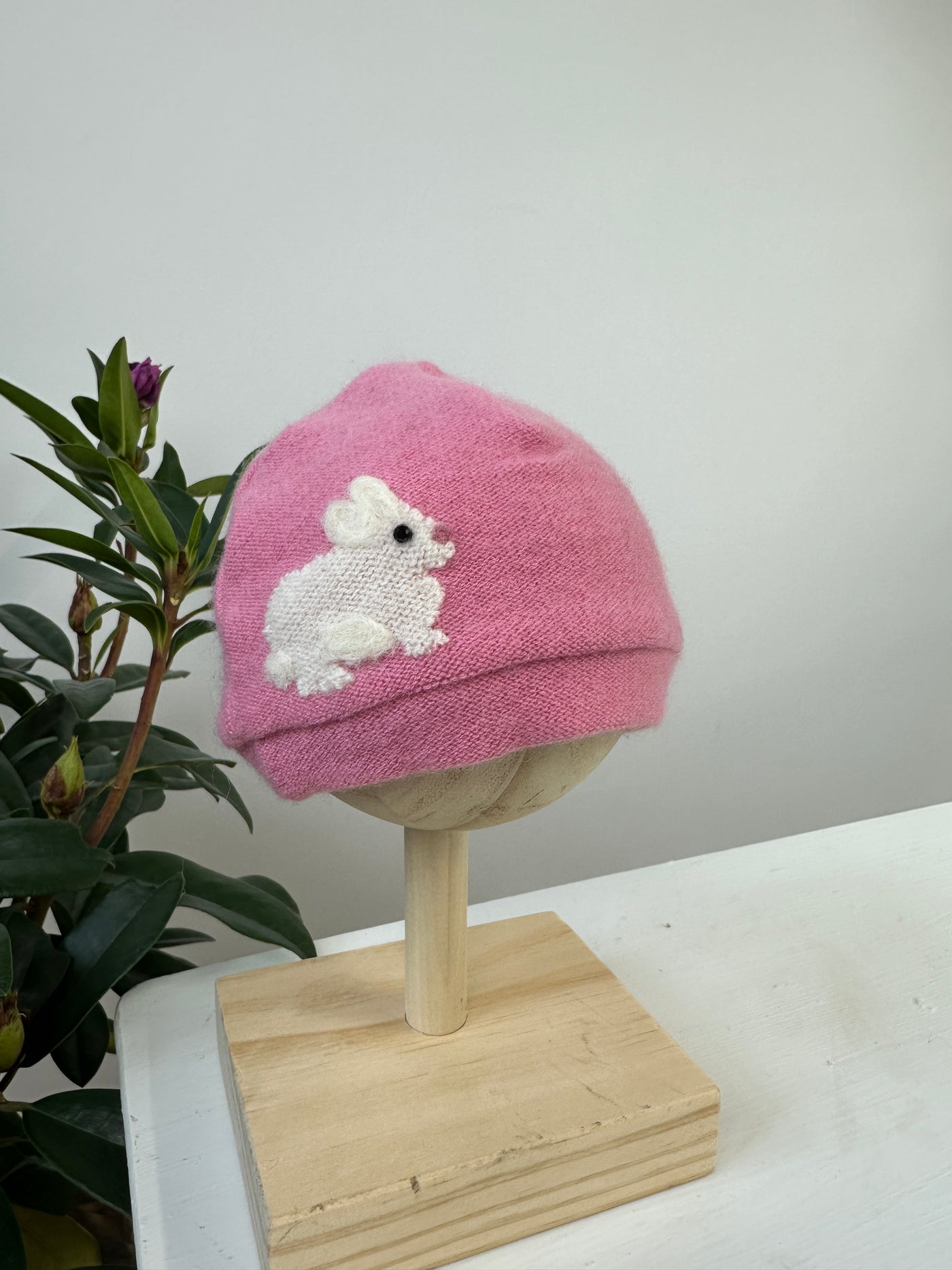 Bunny Cashmere Hat - Newborn