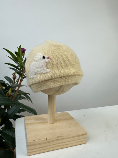 Bunny Cashmere Hat - Newborn