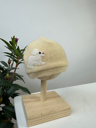 Bunny Cashmere Hat - Newborn