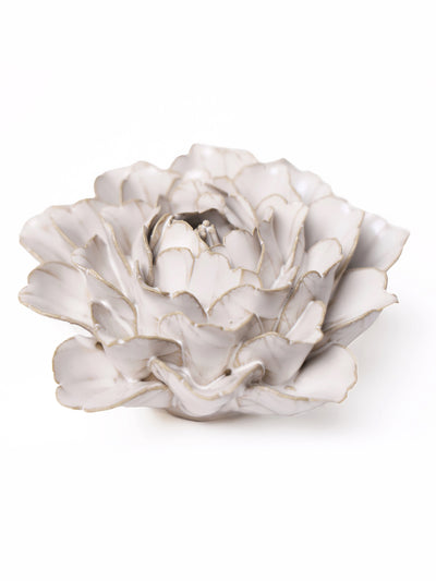 Ceramic Ivory Zinnia