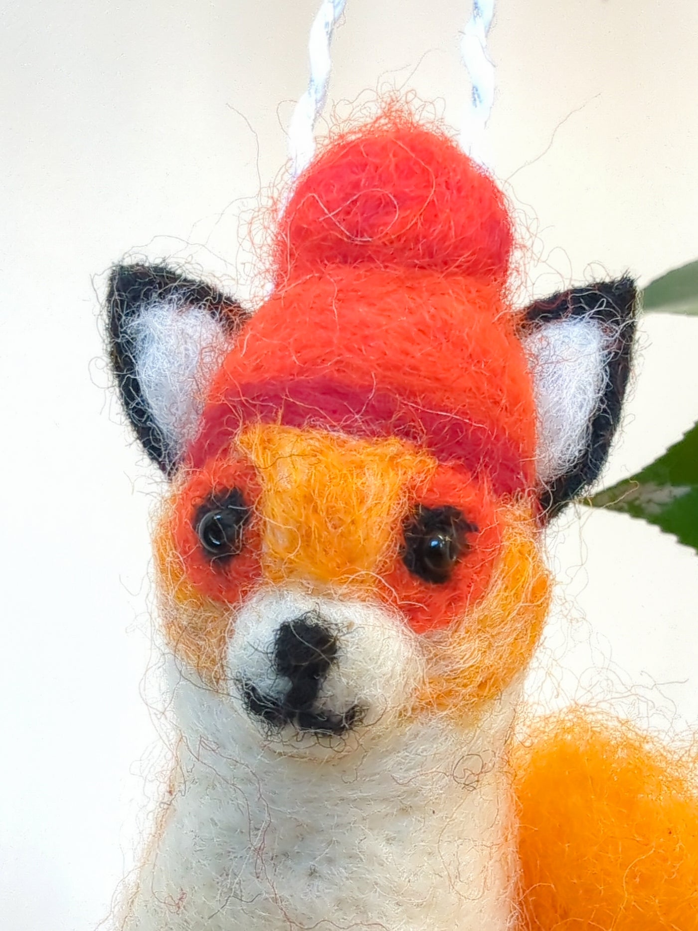 Felted Wool Fox Ornament