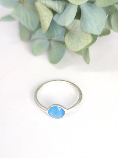 Mini Pebble Ring - Silver