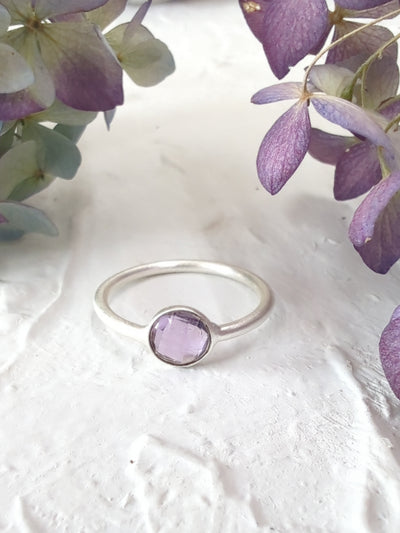 Mini Pebble Ring - Silver