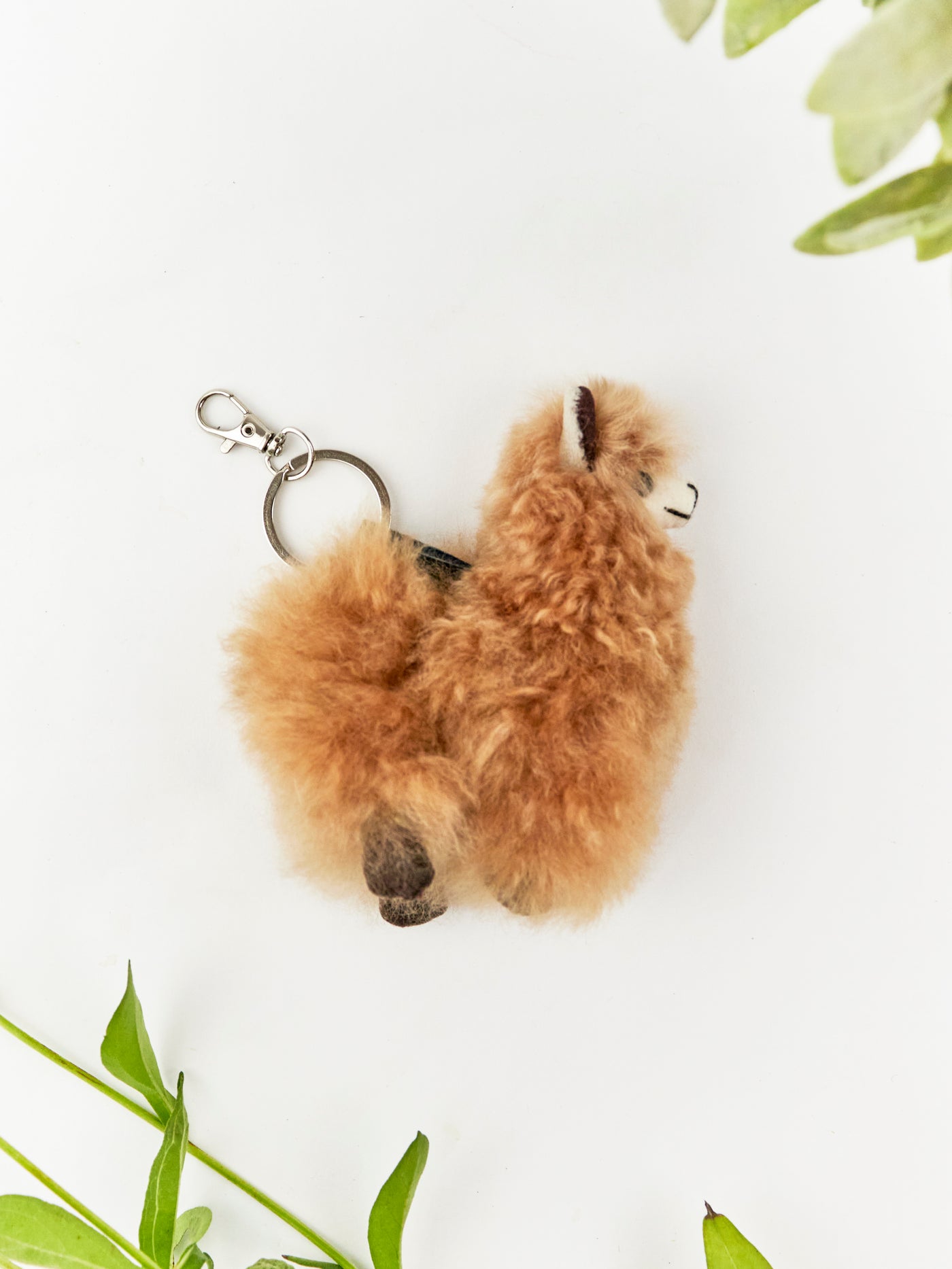 Alpaca Fur Keychain Buddy