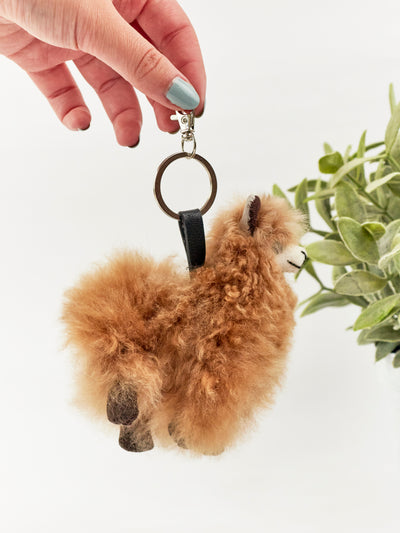 Alpaca Fur Keychain Buddy