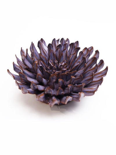 Ceramic Purple Dahlia