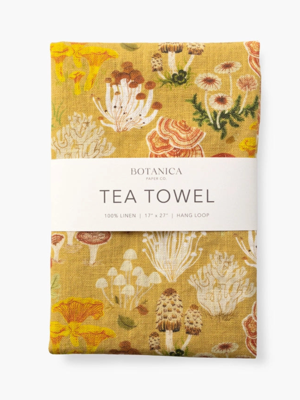 Botanical Prints 100% Linen Tea Towels