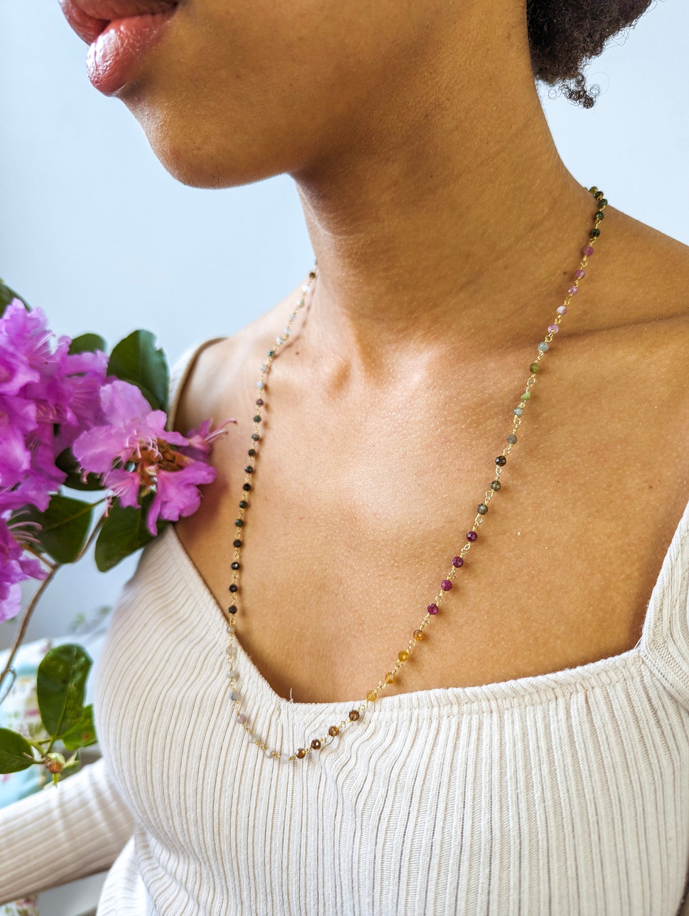 Spectrum Tourmaline Necklace