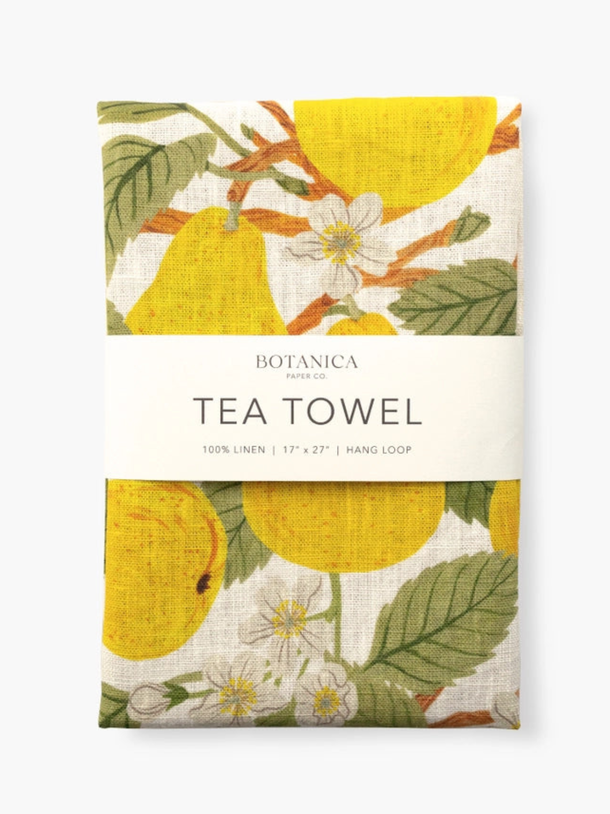 Botanical Prints 100% Linen Tea Towels