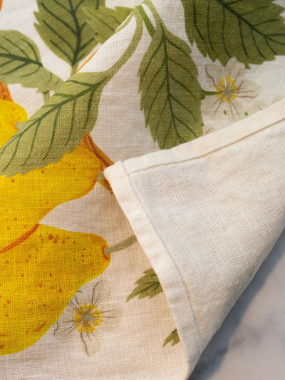 Botanical Prints 100% Linen Tea Towels