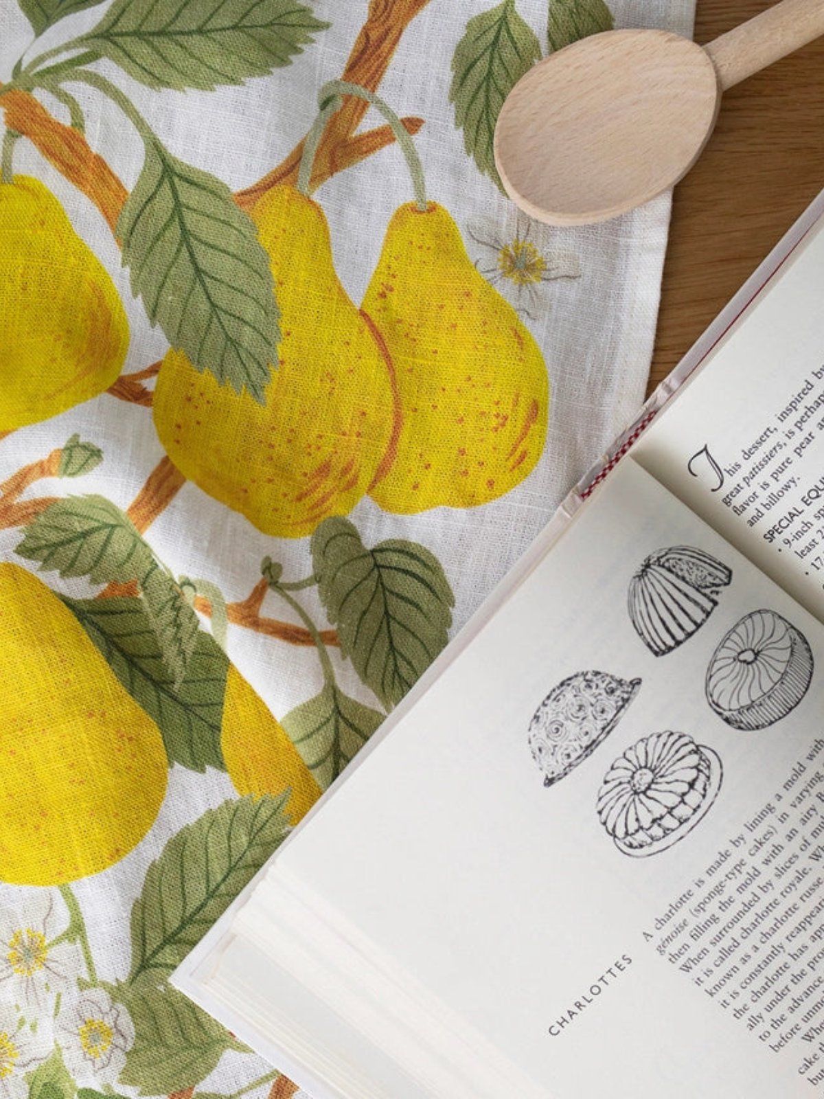 Botanical Prints 100% Linen Tea Towels