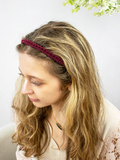 Winter Velvets Skinny Headbands