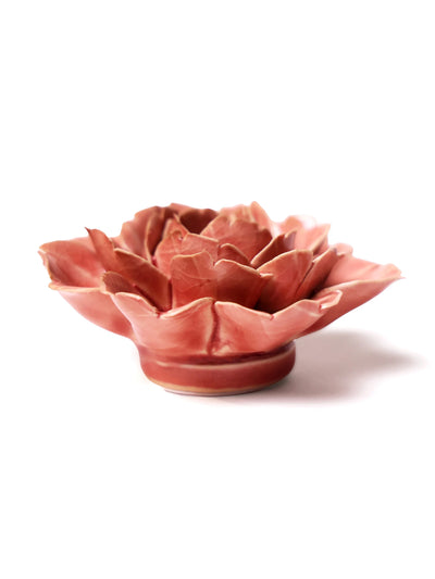 Ceramic Small Pink Rose Flower