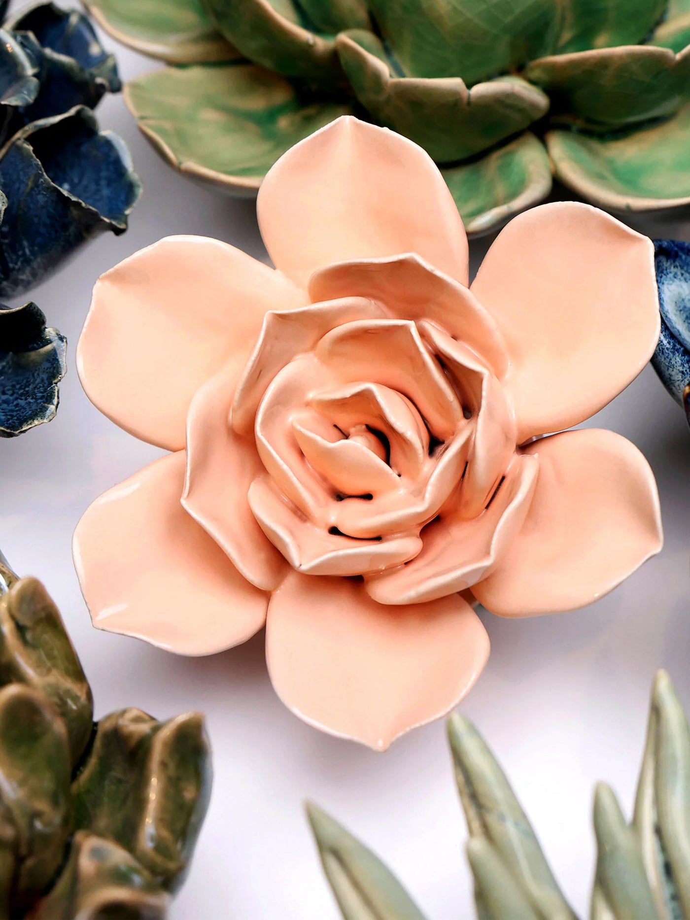 Ceramic Small Pink Flower