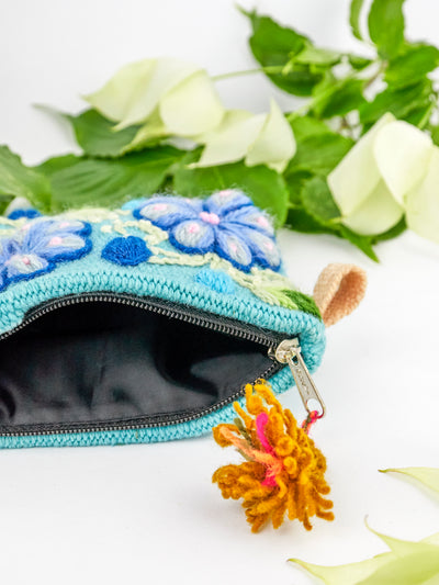 Victoria Embroidered Coin Purse